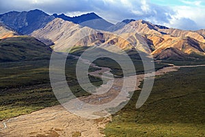 Panoramic view of Denali National Park