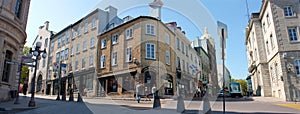 Panoramic view of downtown Quebec City