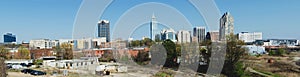 Panoramic view on downtown Raleigh, NC