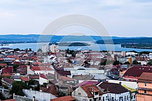 Panoramic view of Drobeta Turnu Severin city
