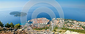 Panoramic view of Dubrovnik