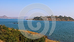 Panoramic view of dudhani lake