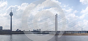 Panoramic view of Dusseldorf, Germany