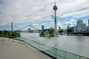 Panoramic view of Dusseldorf