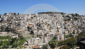 Panoramic view of East Jerusalem, Israel