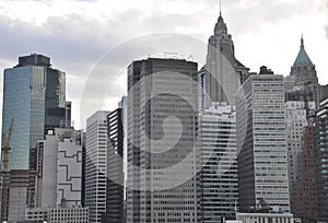 Panoramic View of East Manhattan from New York City in United States