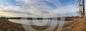 Panoramic view of Edith G Read Wildlife Sanctuary in Rye, New York