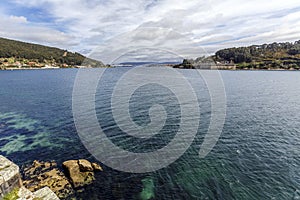 Panoramic view of El Ferrol Spain