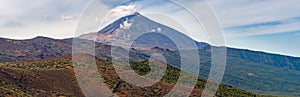 Panoramic view of El Teide and Parque Nacional