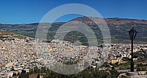 Panoramic view of Fes photo