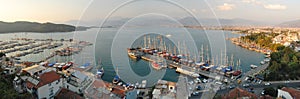 Panoramic view of Fethiye, Turkey in the afternoon photo