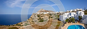 Panoramic view of Folegandros Island