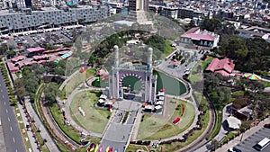 Panoramic view of Friendship Park in the district of Santiago de Surco in the capital of Lima - Peru. photo