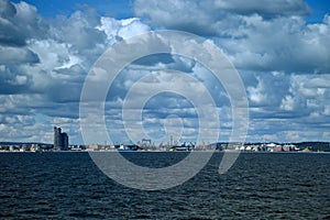 Panoramic view of Gdynia