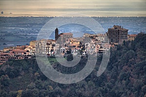 Panoramic view of Genzano di Roma