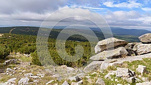 Panoramic view of Giant Mountains