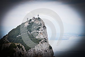 Panoramic view of gibraltar city and surrenders