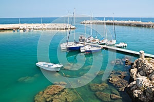 Panoramic view of Giovinazzo. Puglia. Italy.