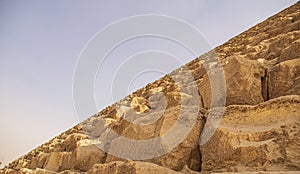 Panoramic view from Giza Desert, Architecture and historical place from Egypt, El Cairo 2018 photo