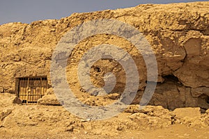 Panoramic view from Giza Desert, Architecture and historical place from Egypt, El Cairo 2018 photo