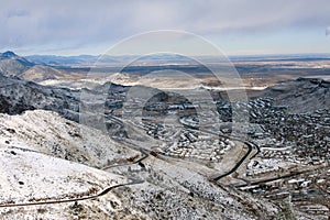 Panoramic view of Golden