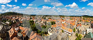 Panoramic view of Goslar, Germany