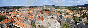 Panoramic view of Goslar in Germany