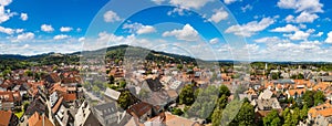 Panoramic view of Goslar, Germany