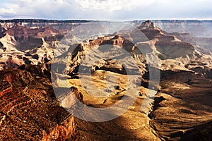 Panoramic view of the Grand Canyon