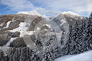 Panoramic view of Graukogel in Bad Gastein