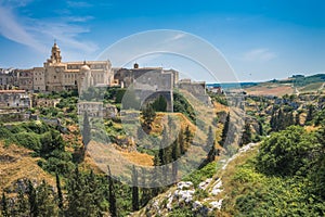 Panoramic view of Gravina in Puglia, Italy