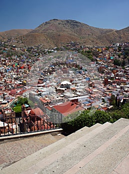 Panoramic view of Guanajuato, Mexico