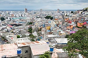 Panoramic view of Guayaquil , Ecuador photo