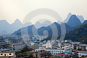 Panoramic view of Guilin