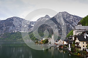 Panoramic view of Hallstatt