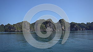 Panoramic view of Halong Bay Vietnam