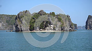 Panoramic view of Halong Bay Vietnam