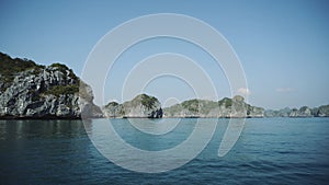 Panoramic View Of Halong Bay Vietnam