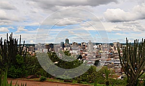 Panoramic view of Harare city centre, Zimbabwe