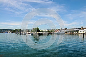 Harbour  at Konstanz at Bodensee, Germany