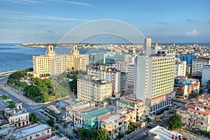 Panoramic view of Havana with a view of the city skyline