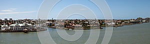 Panoramic view headed onto Marco Island, Florida