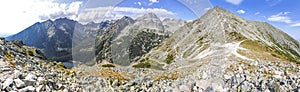 Panoramatický výhled na Vysoké Tatry, Slovensko