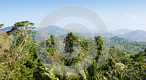 panoramic view from the hill Big Buddha in Phuket