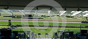 Panoramic view of the Hipodromo VIP Zone of Horse Race