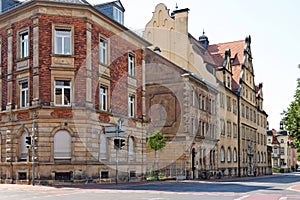 Panoramic view of the historic center of Bamberg, Upper Franconia, Germany