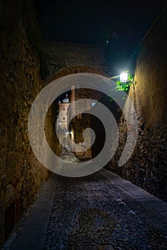 Beautiful World Heritage Monumental city of CÃ¡ceres located in the region of Extremadura, Spain photo