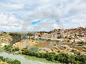 Panoramic view of the historic city of Toledo