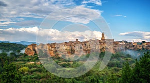 Old town of Pitigliano, Grosseto, Tuscany, Italy.