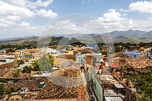 Panoramic view of the historical center of the Unesco Heritage Site Trinidad, Cuba photo